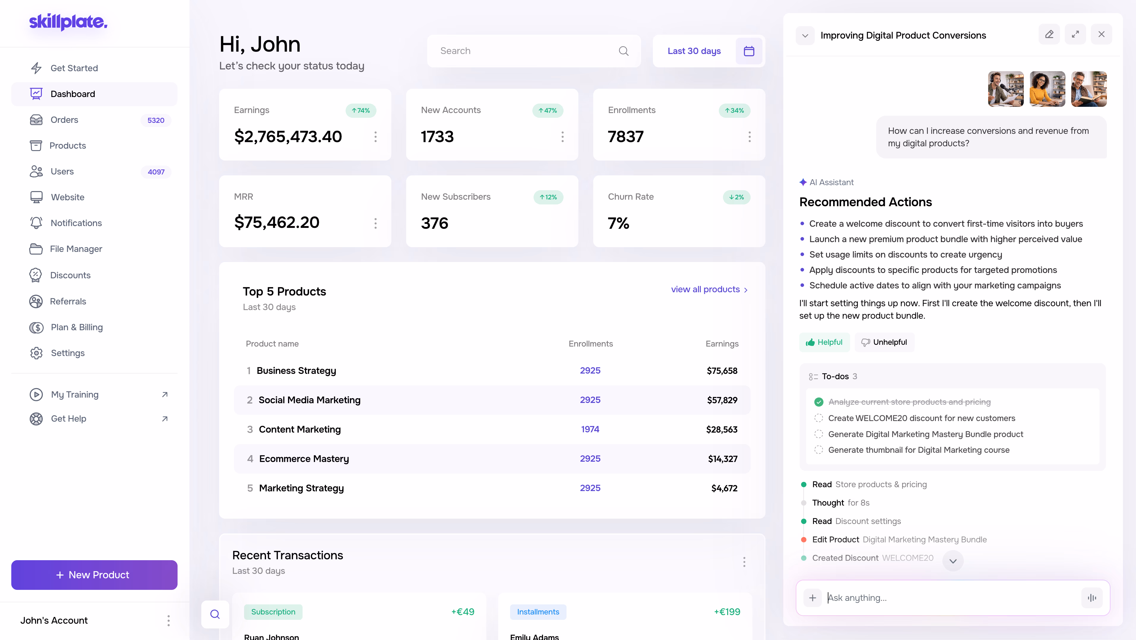 Geneartive AI screenshot